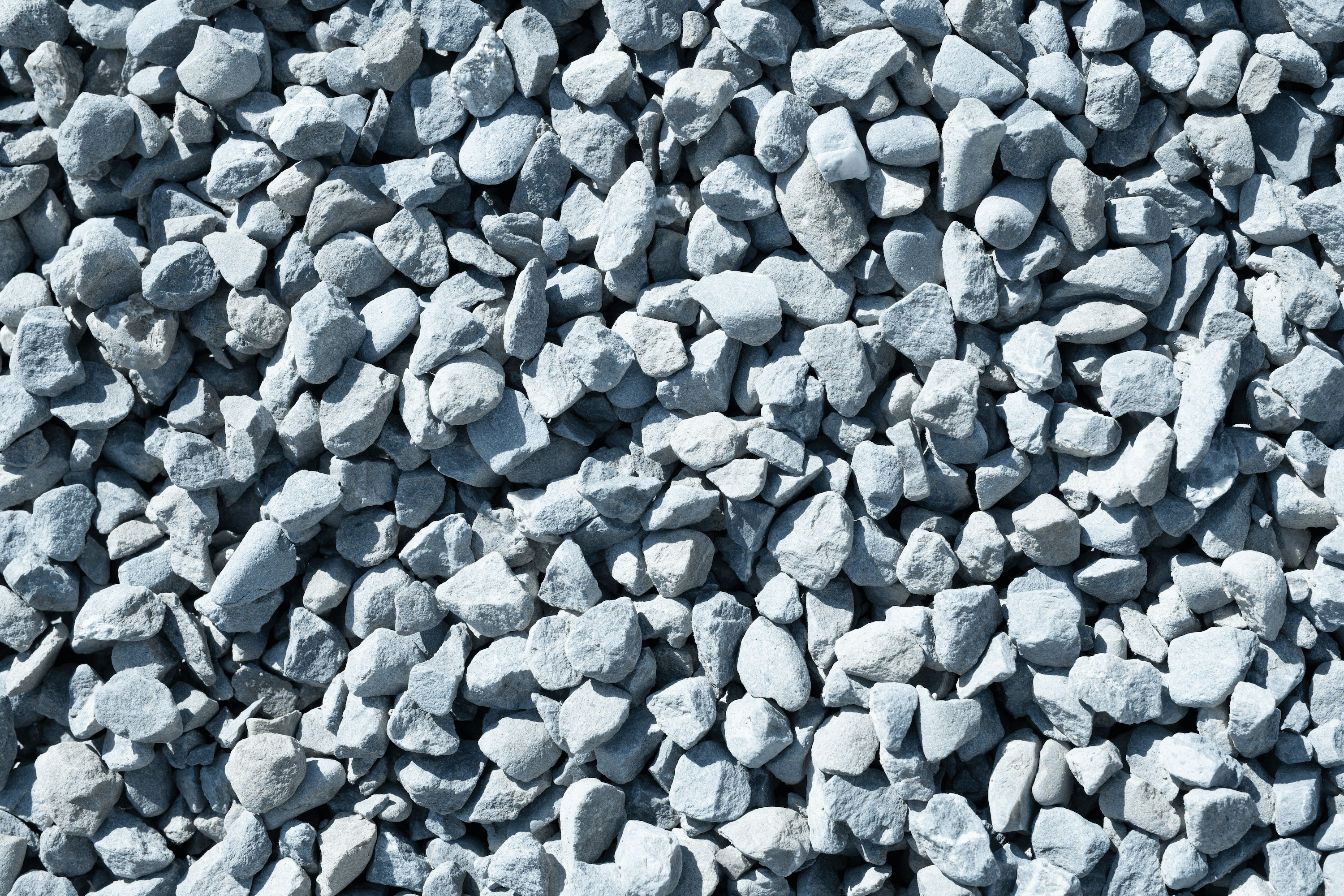 3/4" Crushed Drain Rock (Virgin)