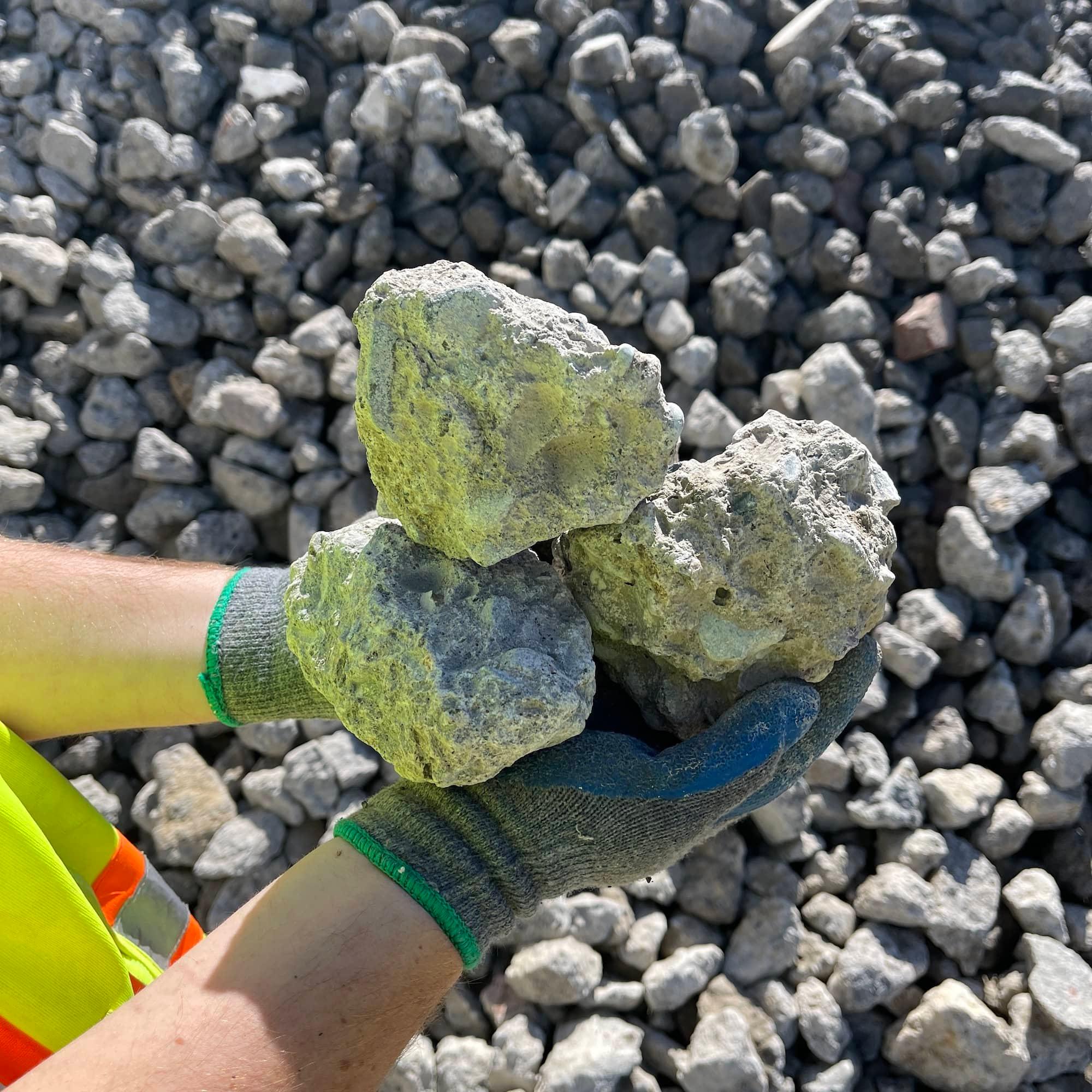 3 X 5 Crushed Site Entrance Material (Recycled)