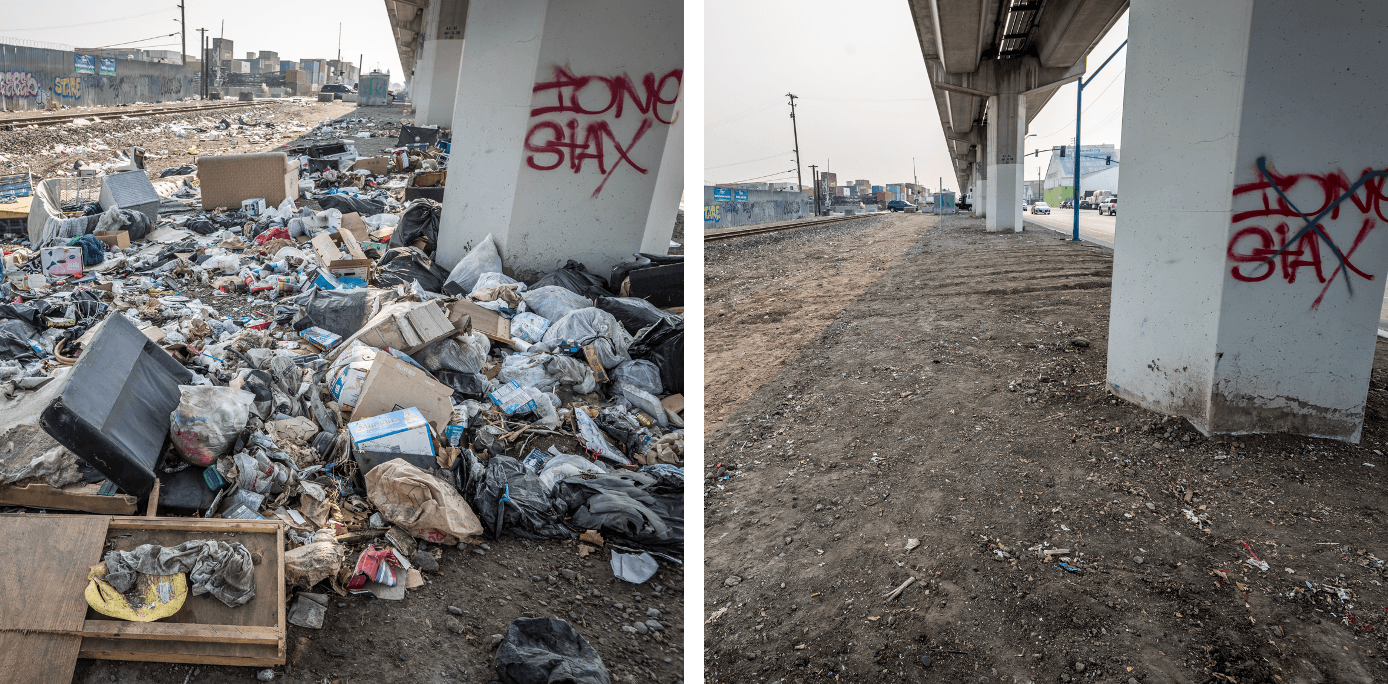 ### OUR RESPONSIBILITY
## STREET CLEANING

Illegal dumping is a significant issue, contributing to environmental degradation, public health risks and increased cleanup costs for the City of Oakland. Daily, an Argent team contributes by cleaning over 3 miles of streets as their responsibility to a clean Oakland.
